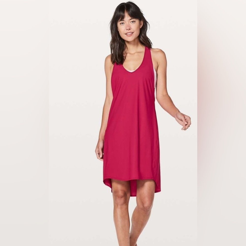 Lululemon Rejuvenate Pink Sleeveless Dress